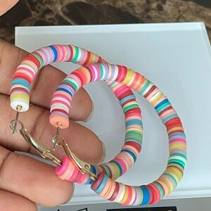 Pastel Hoop Earrings